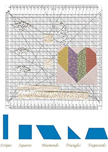 Kapitone Cetvel 12X12 Inç Kumaş Kesme Konfeksiyon Aracı Dıy Dikiş (Yurt Dışından) modelleri