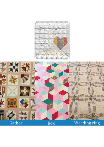 Kapitone Cetvel 12X12 Inç Kumaş Kesme Konfeksiyon Aracı Dıy Dikiş (Yurt Dışından) indirimleri