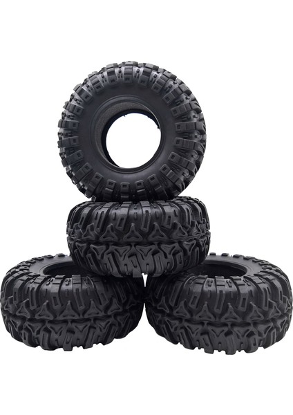 Adet 2.2 Inç Kauçuk Lastik 2.2 Tekerlek Lastikleri 128X60MM 1/10 Rc Paletli Traxxas Trx4 Eksenel SCX10 Wraith RR10 (Yurt Dışından)