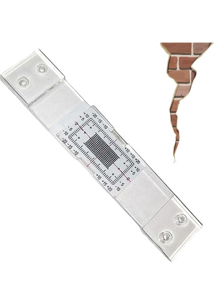 3 Adet Çatlak Ölçüm Aleti, Akrilik Köşe Çatlak Karşılaştırma Kumpas (Yurt Dışından) fırsatları