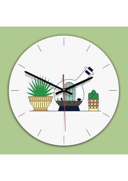 Yaratıcı Duvar Saati, Oturma Odası, Retro Akrilik Sanat Saati, Kaktüs A (Yurt Dışından) fırsatları