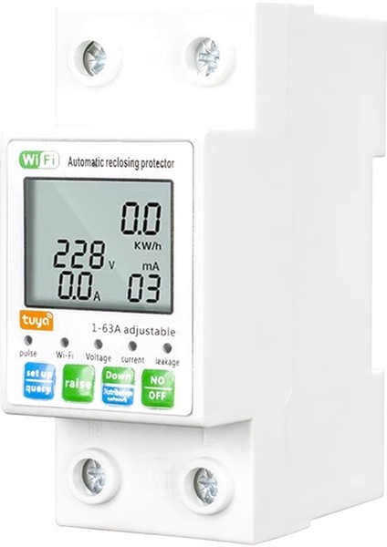 Tuya Wifi 1-63A Otomatik Tekrar Kapama Koruyucu Akım Izleme Ölçer (Yurt Dışından) fiyatları