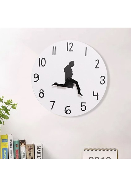 Duvar Saati Süpürme Saniye Sessiz Aptal Yürüyüşler Bakanlığı Saat Dekoru (Yurt Dışından) fırsatları