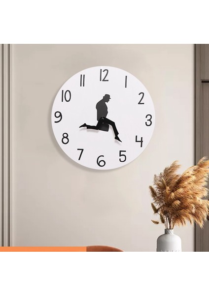 Duvar Saati Süpürme Saniye Sessiz Aptal Yürüyüşler Bakanlığı Saat Dekoru (Yurt Dışından) indirimleri