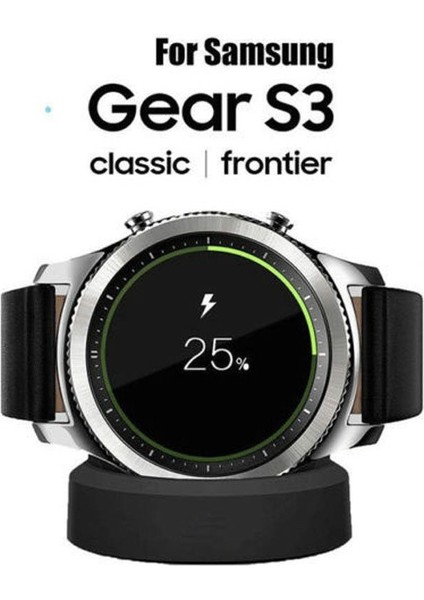 Samsung Gear S3 Akıllı Saat Için Kablosuz Şarj Ünitesi Şarj Cihazı Yuvası (Yurt Dışından)