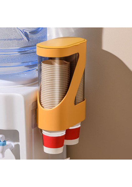 Su Soğutucu Bardak Dispenseri, Çekme Tipi Bardaklık Duvara Monte(Sarı) (Yurt Dışından) modelleri