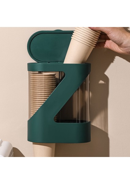 Su Soğutucu Bardak Dispenseri, Çekme Tipi Bardaklık Duvara Monte(Sarı) (Yurt Dışından) fırsatları