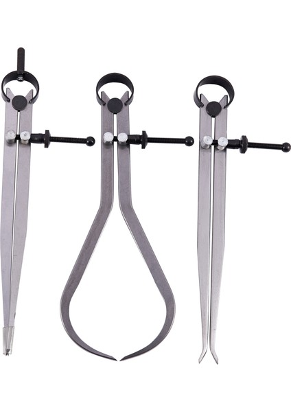 Yaylı Iç Dış Kaliper Seti 8 Inç Makinist Aletleri 3'lü Paket (Yurt Dışından)