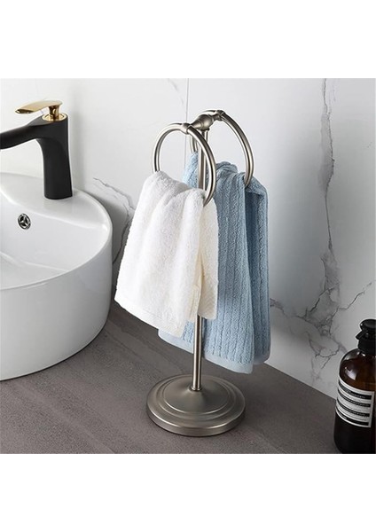 Yerden Tavana Havlu Askısı Dikey Havlu Halkası Çift Halkalı (Yurt Dışından) modelleri