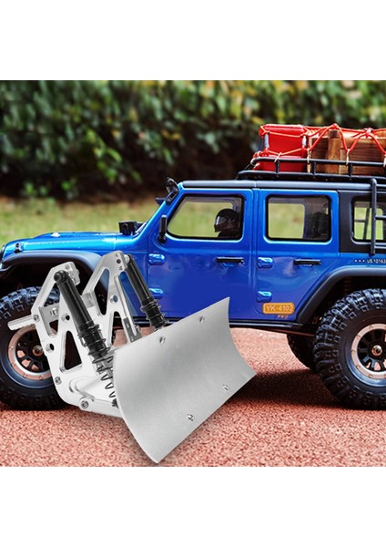 Rc Araba Bıçak Kar Küreme Metal Kar Küreği 1/10 Rc Paletli Traxxas Trx4 Trx6 Eksenel SCX10 90046 03007 Rgt 86100 (Yurt Dışından) modelleri