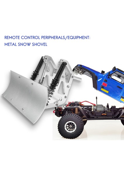 Rc Araba Bıçak Kar Küreme Metal Kar Küreği 1/10 Rc Paletli Traxxas Trx4 Trx6 Eksenel SCX10 90046 03007 Rgt 86100 (Yurt Dışından) fırsatları