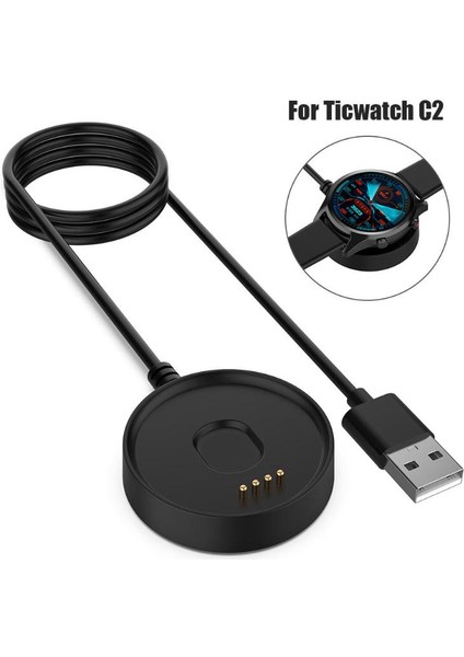 Veri Fonksiyonu Dock Cradle Mıknatıslı Ticwatch C2 Hızlı Şarj Cihazı Için (Yurt Dışından)