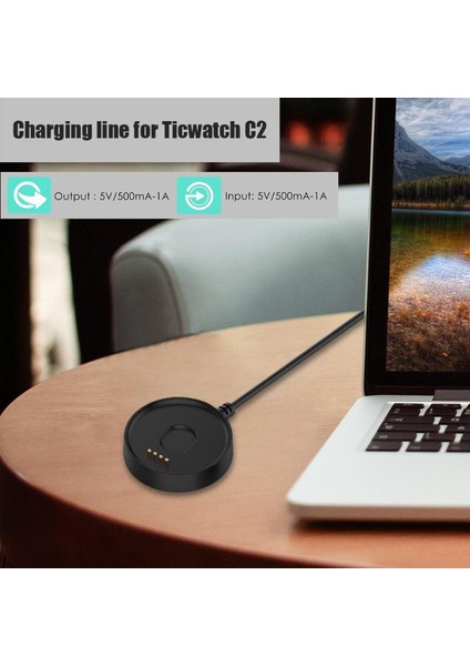 Veri Fonksiyonu Dock Cradle Mıknatıslı Ticwatch C2 Hızlı Şarj Cihazı Için (Yurt Dışından)