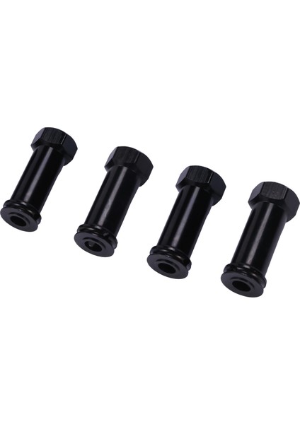 12MM Alüminyum Jant Hex Adaptörleri Uzun 29MM Uzatma Rc Araba Dönüşüm Parçaları 1/12 Wltoys 12428 12423 Siyah (Yurt Dışından)