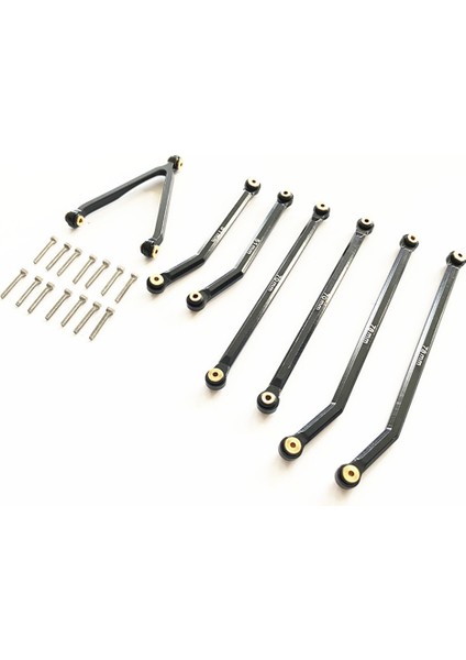 Cnc Yüksek Gümrükleme Şasi Bağlantı Çubuğu Seti 1/24 Rc Paletli Araba Eksenel SCX24 AXI00005 Jeep Gladyatör Yükseltme Parçaları (Yurt Dışından) fırsatları