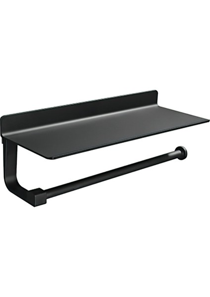 Banyo Kağıt Havluluk Siyah Için El Havlusu Duvara Montaj (Yurt Dışından)