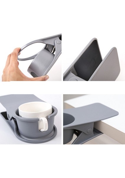 Yaratıcı Ev Masa Çok Fonksiyonlu Bilgisayar Masası Sabit Bardak Tutucu (Yurt Dışından) fırsatları