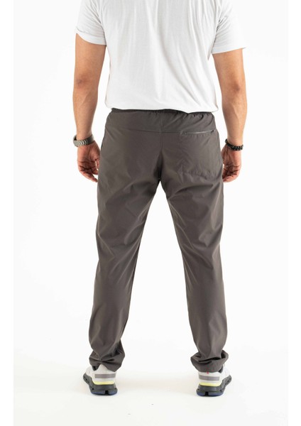 Longberg Erkek Beli Lastikli Bağcıklı Mevsimlik Jogger Spor Pantolon