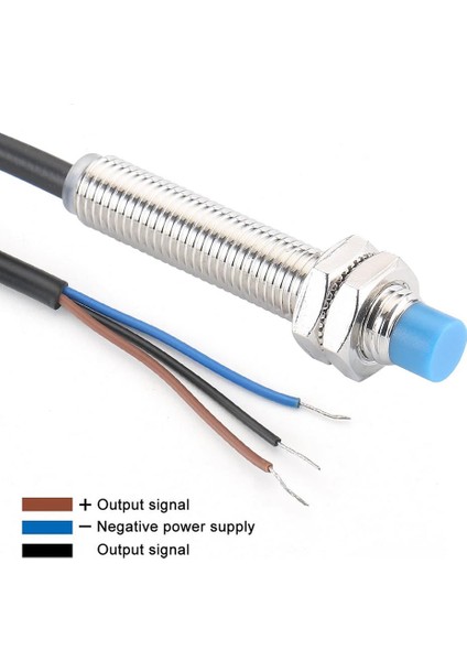LJ8A3-2-Z/BX Endüktif 2mm Metal Algılayıcı Sensör Npn No Temassız Proximity 3 Telli Dc 6V-36V