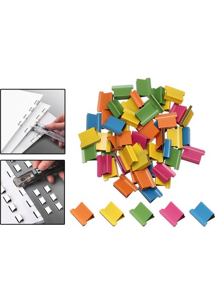 Push Organizing Supplies Bağırtasiye Ataş Ev Için Çok Ataşlar: 11,5 cm x 2,3 cm Ataş: 1,6 cm x 0,3 cm (Yurt Dışından) indirimleri