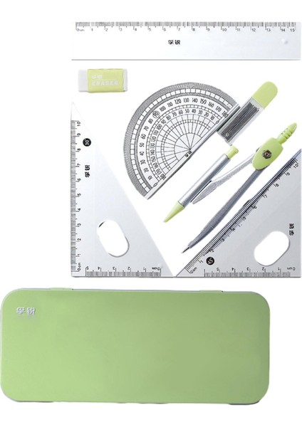 Matematik I Öğretmenler Için Çizim Araçları Yeşil I Kutu (Yurt Dışından)