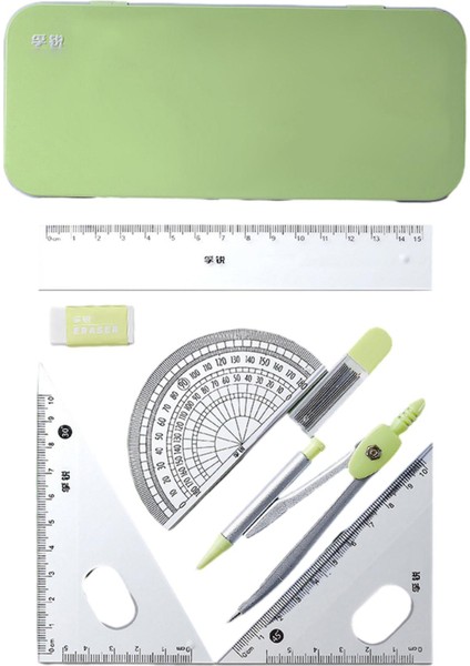 Matematik I Öğretmenler Için Çizim Araçları Yeşil I Kutu (Yurt Dışından) modelleri