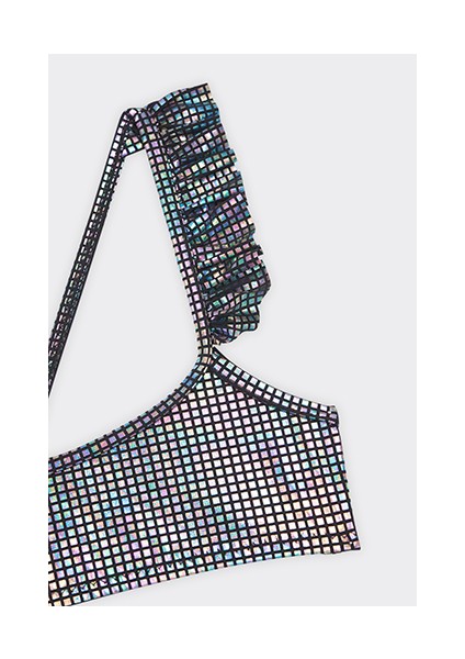 Kız Çocuk Pul Desenli Pembe Bikini fiyatları