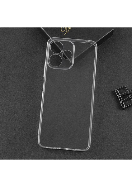 Xiaomi Redmi 13 4g Kılıf Pürüzsüz Şık Parlak Ultra Ince Esnek Şeffaf Silikon Kapak