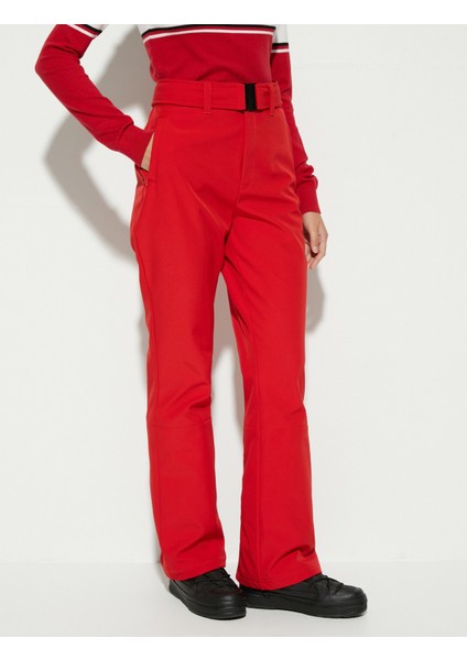 Kayak Pantolonu Kemer Detaylı Cepli Yüksek Bel indirimleri