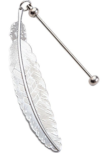 Metal Tüylü Kitap Ayracı Dıy Boncuklu Kancalı Kitap Ayracı Şığı Için Argent (Yurt Dışından)