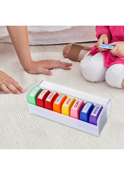 8 Damga Iş Kağıt Iş Damgaları Kauçuk Iş Damgası Çok 18CMX6CMX5CM (Yurt Dışından) fırsatları