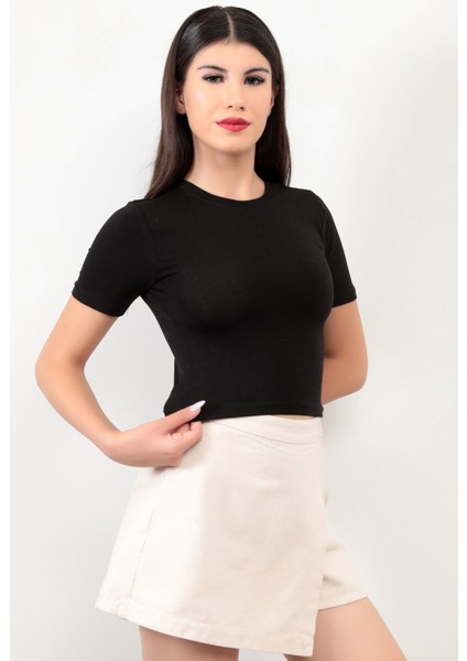 Kadın O Yaka Basic T-Shirt - 10005 fiyatları