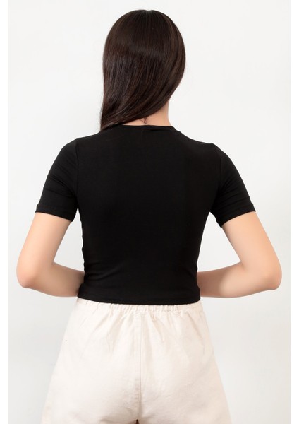 Kadın O Yaka Basic T-Shirt - 10005 modelleri