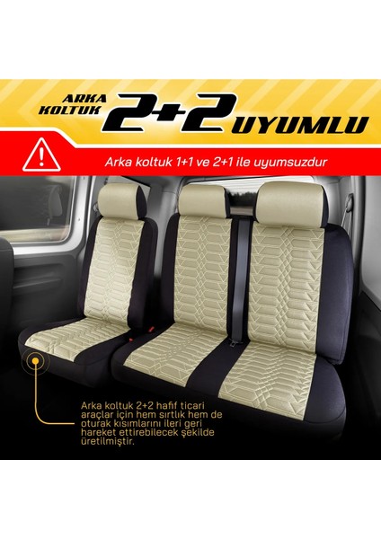 Panda Proline Serisi Jakar Kumaş Ticari Oto Koltuk Kılıfı - Tam Set modelleri