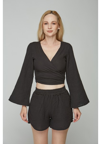 Müslin Pamuk Bağlamalı Crop modelleri