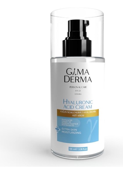 Yoğun Nemlendirici Hyalüronik Asit Krem 100 Ml