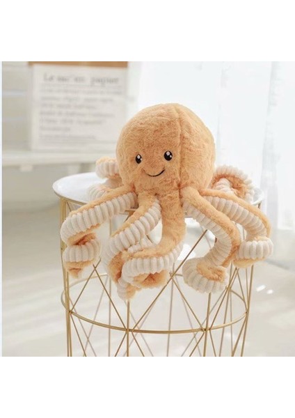 18CM Popüler Peluş Oyuncak Gülümseyen Ahtapot Ahtapot Bebek Çocuk Bebeği Bez Bebek (Yurt Dışından)