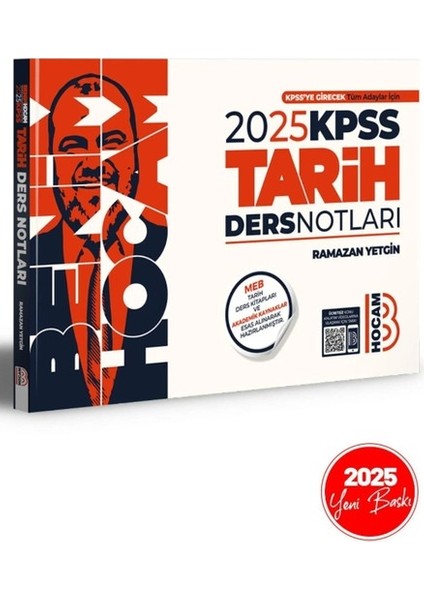 Benim Hocam Yayınları 2025 KPSS Tarih Ders Notları