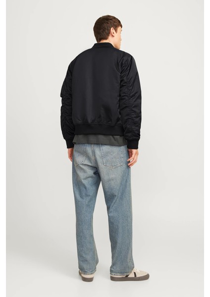 Erkek Jjocean Bomber Ceket 12256857 Siyah