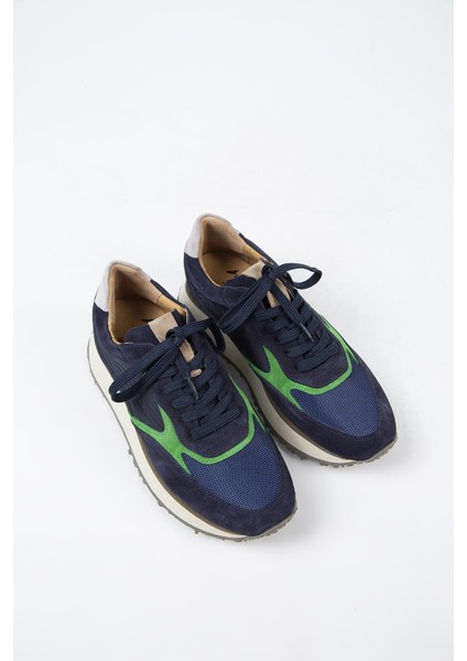 Calista Erkek Deri Bağcıklı Laci-Yeşil Sneakers modelleri