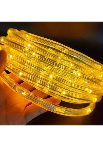 Solar LED Rope Lights Güneş Enerjili 10 Metre LED Aydınlatma