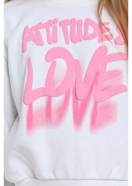 Kız Çocuk Sweatshirt 5-9 Yaş 35848