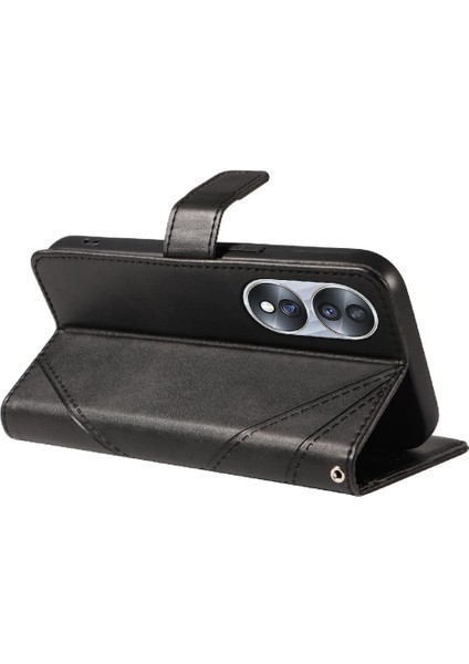 Elmas ve Kart ile Onur 70 Deri Telefon Koruma Kılıfı Için Flip Case (Yurt Dışından)