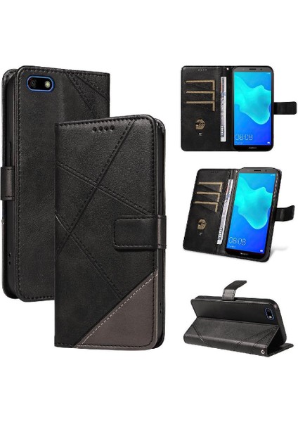 Huawei Y5 Başbakan 2018 Yüksek Kaliteli Deri Telefon Koruma Için Flip Case (Yurt Dışından)