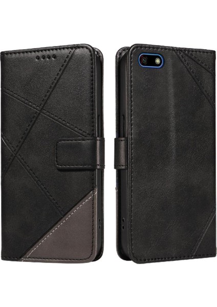 Huawei Y5 Başbakan 2018 Yüksek Kaliteli Deri Telefon Koruma Için Flip Case (Yurt Dışından)