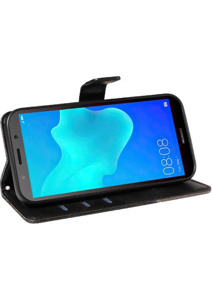 Huawei Y5 Başbakan 2018 Yüksek Kaliteli Deri Telefon Koruma Için Flip Case (Yurt Dışından)