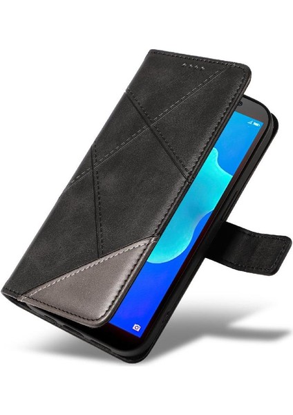 Huawei Y5 Başbakan 2018 Yüksek Kaliteli Deri Telefon Koruma Için Flip Case (Yurt Dışından)