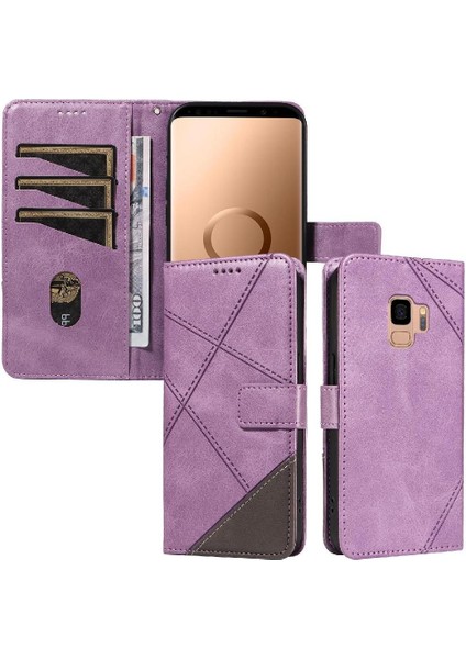 Samsung Galaxy S9 Deri Telefon Koruma Kılıfı ve Kart Için Flip Case (Yurt Dışından)