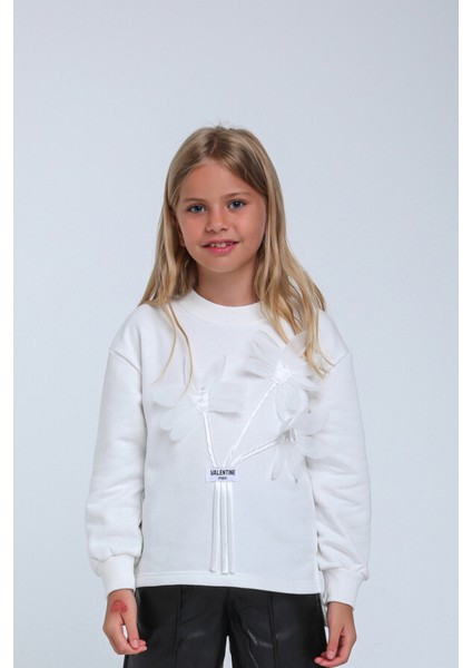 Kız Çocuk Sweatshirt 10-14 Yaş 35865