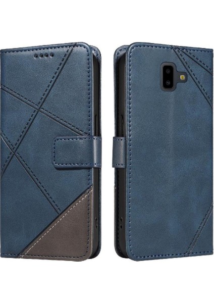 Elmas Dikiş ile Samsung Galaxy J6 Başbakan Yüksek Kalite Için Flip Case (Yurt Dışından)